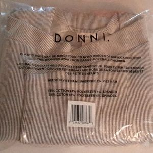 Donni Ribbed Sweater Coat